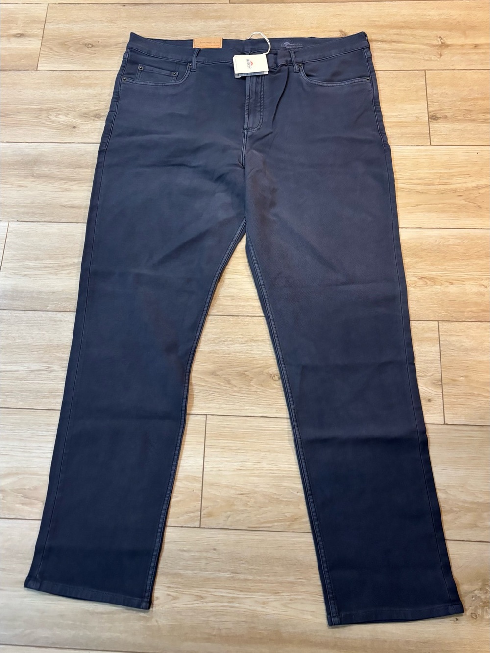 Faherty stretch terry 5 pocket pant navy blue 40x32 NWT